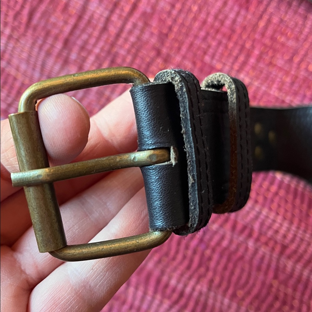 Handmade Black Leather Travel Bag + Belt 🔥 - Picture 12 of 13